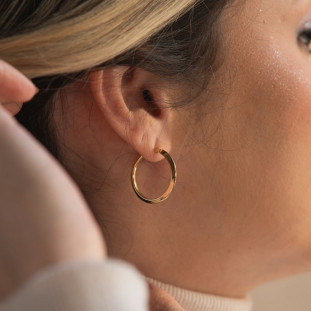 Brinco de Ouro 18k Argola