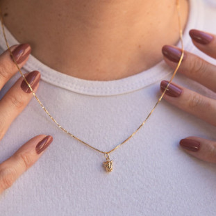 Pingente de Ouro 18k Coruja