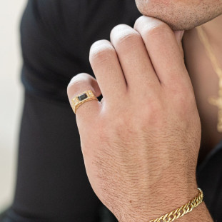 Anel de Ouro 18k Masculino