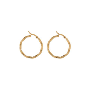 Brinco Feminino de Ouro 18k Argola