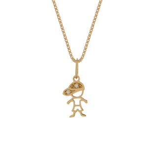 Pingente de Ouro 18k Menino