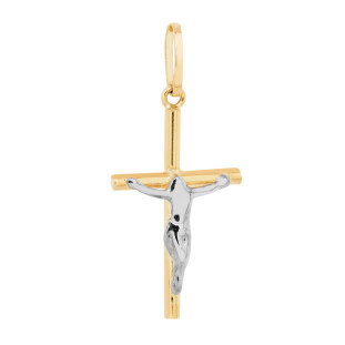 Pingente de Ouro 18k Crucifixo 