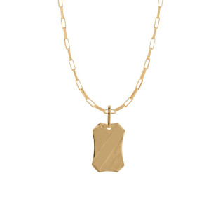 Pingente de Ouro 18k Plaquinha 