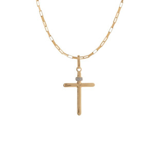 Pingente de Ouro 18k Cruz Grande