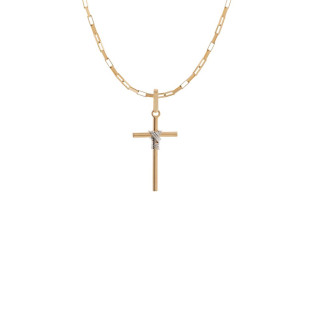 Pingente de Ouro 18k Cruz Pequeno