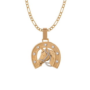 Pingente de Ouro 18k Ferradura