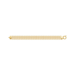 Pulseira Feminina de Ouro 18k Três Portuguesas 