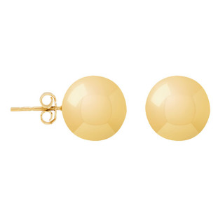 Brinco Bola de Ouro 18k Grande 9mm