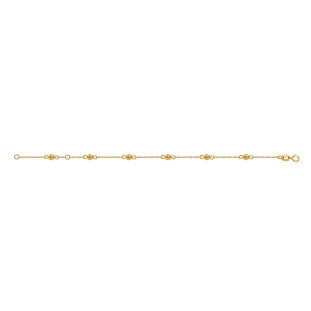 Pulseira de Ouro18k Infantil Bola