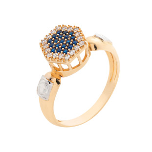 Anel de Ouro 18k Feminino Formatura Administraçao