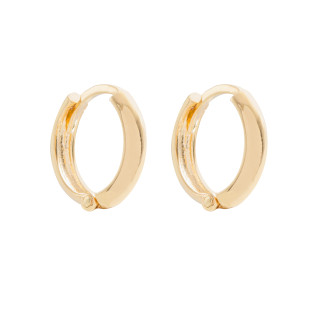 Brinco Argola de Ouro 18k Pequeno 