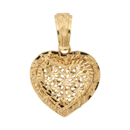 Pingente de Ouro Coração Cuore Bello