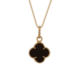 Pingente de Ouro 18k Trevo