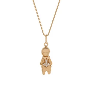 Pingente de Ouro 18k Menino