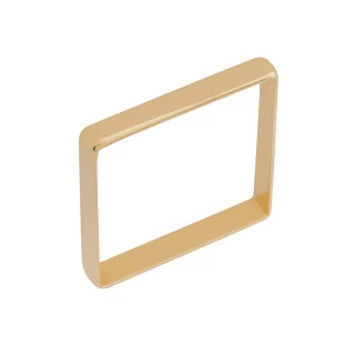 Anel Feminino de Ouro 18k Quadrado Largo