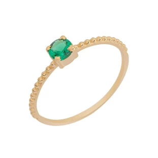 Anel Feminino de Ouro 18k Redondo