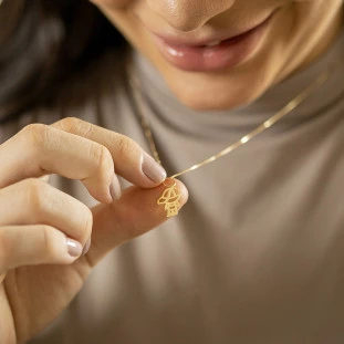 Pingente de Ouro 18k Menino Chapa