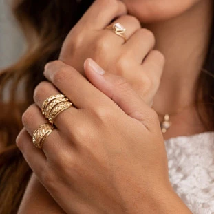 Anel de Ouro 18k Bello Piaza