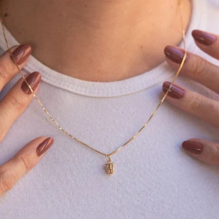 Pingente de Ouro 18k Coruja