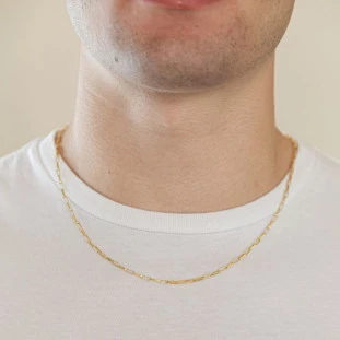 Corrente de Ouro 18k Masculina Cartier 