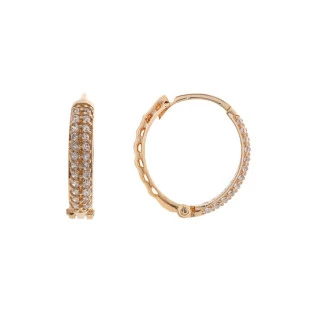 Brinco Feminino de Ouro 18k Argola Grande