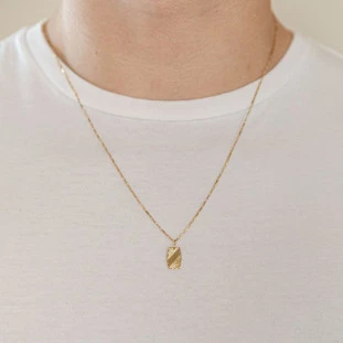 Pingente de Ouro 18k Plaquinha 