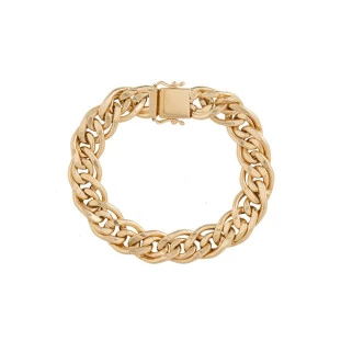 Pulseira de Ouro 18k Romana Masculina
