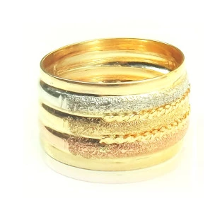 Anel 3 Ouro 18k Tube Feminino