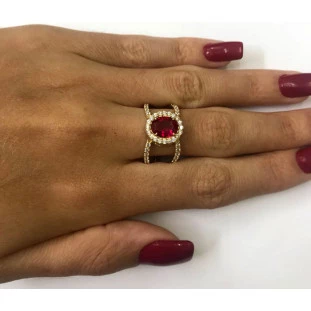 Anel De Ouro 18k Feminino Prime Rogue