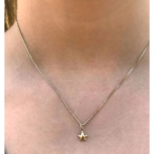 Corrente de Ouro com Pingente Estrela