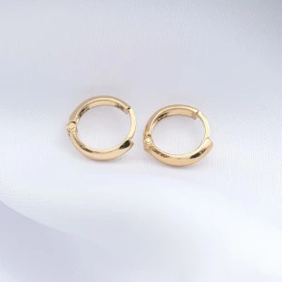 Brinco Argola de Ouro 18k Pequeno 