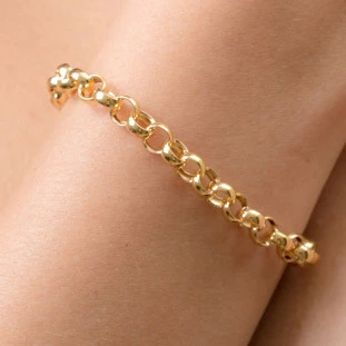Pulseira de Ouro 18k Portuguesa 5 Gramas