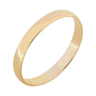 Aliança de Ouro 18k Abaulada 2.70mm 1.50g