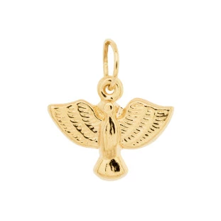 Pingente de Ouro 18k Espirito Santo Pequeno
