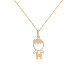 Pingente de Ouro 18k Menino