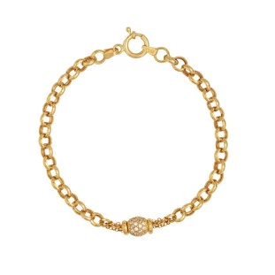 Pulseira Feminina Ouro 18k Portuguesa com Berloque