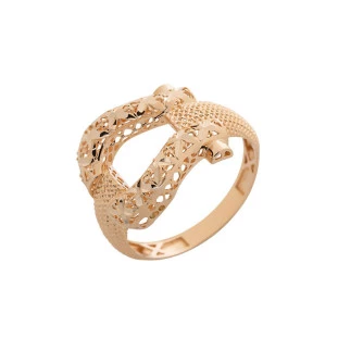 Anel Feminino de Ouro 18k Ferradura