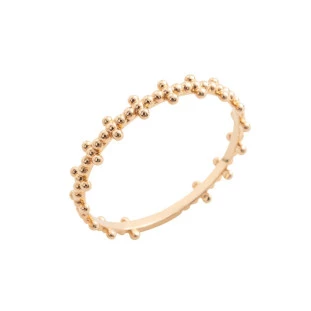 Anel Feminino de Ouro 18k Bolinha