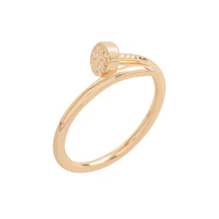 Anel Feminino de Ouro 18k Prego