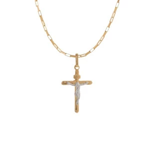 Pingente de Ouro 18k Cruz com Cristo