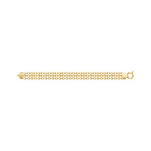 Pulseira Feminina de Ouro 18k Três Portuguesas 