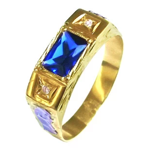 Anel de Formatura Ouro 18k An042
