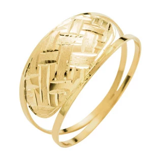 Anel de Ouro 18k Ovale Giallo