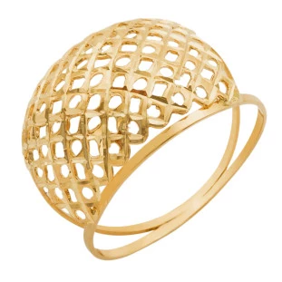 Anel de Ouro 18k Feminino Schermo