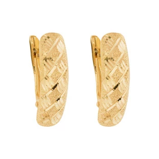 Brinco de Ouro Amarelo 18k Giallo Perfetto