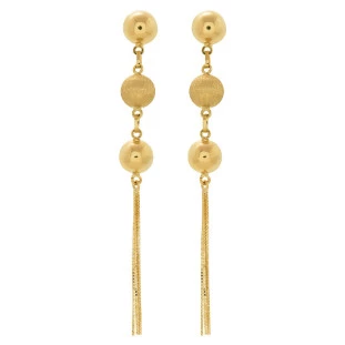 Brinco de Ouro 18k Feminino Balle