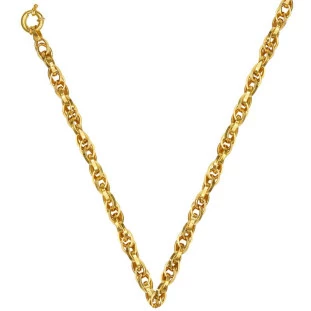 Corrente de Ouro Golden Slim 45 cm 