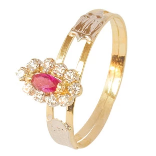 Anel de Formatura Ouro 18k An029