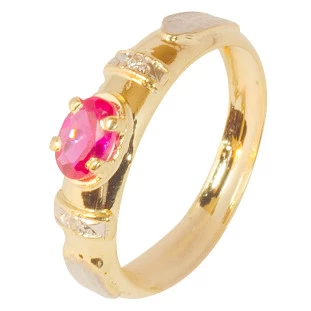 Anel de Formatura Ouro 18k An037