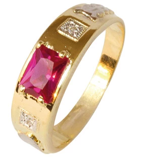 Anel de Formatura Ouro 18k An040